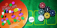 Asquare Mart 120 Chips Professional Poker Set(Orange) RS.495.00