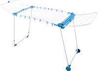 Bathla Mobidry Cloth Dryer Stand(Silver, Blue, Pack of 1)