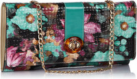 Addons Women Casual Green  Clutch RS.1399.00