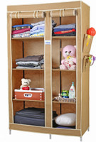 CbeeSo Carbon Steel Collapsible Wardrobe(Finish Color - Dark Beige) RS.3400.00