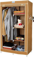 CbeeSo Stainless Steel Collapsible Wardrobe(Finish Color - Dark Beige) RS.1990.00