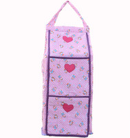 SRIM SMC0026 Cotton Collapsible Wardrobe(Finish Color - Pink) RS.465.00