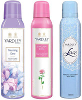 Yardley London Deodorants combo No-33 Combo Set(Set of 3)
