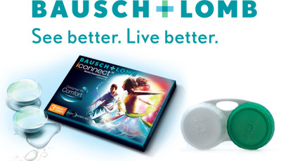 Bausch & Lomb Iconnect With Lens Case By Visions India Monthly Contact Lens(-4.25, Clear, Pack of 3)