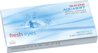 Aquasoft Fresheyes Monthly Contact Lens(-0.50, Clear, Pack of 6) RS.549.00