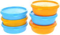 Herware 104 E  - 2430 ml Plastic Multi-purpose Storage Container(Pack of 6, Multicolor) RS.454.00
