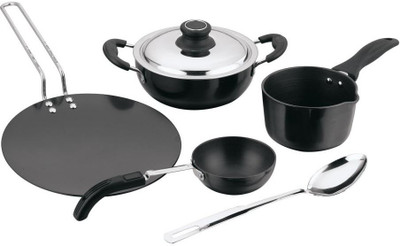 Kitchen Essentials Hard Anodised Cookware Gift Set For