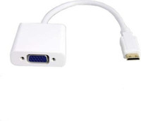 Microware HDMI Male to VGA FEMALE Adapter HDMI Cable(White) RS.445.00