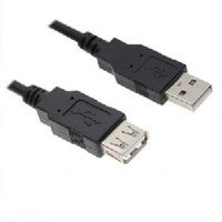 Wiretech USB 2.0 Male to Female USB Cable(Black) RS.370.00