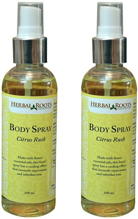 Herbal Roots Citrus Rush Body Spray - For Men & Women(200 ml)