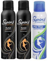 Spinz Black Magic and Hip Hop Body Spray - For Women(450 ml)