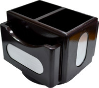 Jaycoknit RPS1 2 Compartments Wood Pen Stand(Brown) RS.529.00