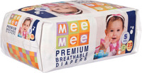 Mee Mee Premium Breathable Diapers - S(22 Pieces)