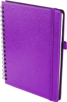 Eco-Leatherette A5 Notebook(Wiro, Lilac) RS.350.00