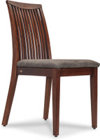 Durian EMERALD/A Solid Wood Dining Chair(Set of 1, Finish Color - Fuscous Grey)