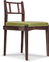 Durian DALTON Leatherette Dining Chair(Set of 1, Finish Color - Green)