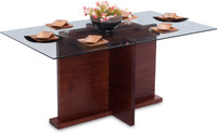 Durian TASMAN/DT Solid Wood 6 Seater Dining Table(Finish Color - Rosewood)
