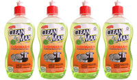 Cleanmax 500ml (Pack of 4) CONCENTRATED Dish Cleaning Gel(LIME) RS.549.00