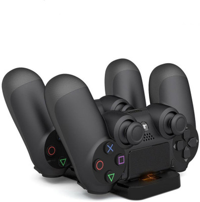 Microware Dual Dock For Ps4 Wireless Dualshock Controller (Dobe) Mmpl-Ps4dual Charging Station
