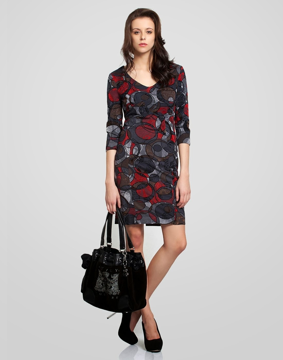 Felicia Womens A-line Multicolor Dress