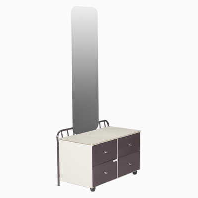 Godrej Interio MORPHEUS DRESSER SHELL WINERED Metal Dressing Table(Finish Color - Shell Wine Red)