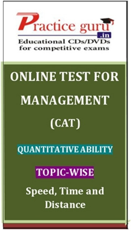 Practice Guru Management (CAT) Quantitative Ability Topic-wise - Speed, Time and Distance Online Test(Voucher)