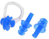 Jern Swim Pro Ear Plug & Nose Clip(Blue)