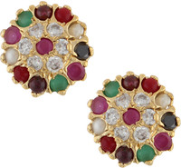 Archi Collection Colour Spark Cubic Zirconia Alloy Stud Earring RS.360.00