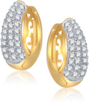 Archi Collection Style Diva Cubic Zirconia Alloy Huggie Earring RS.360.00