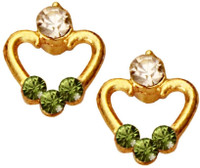 Being Women Elegant Gold Fashion Alloy Stud Earring RS.195.00