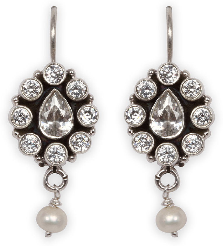 Deals - Delhi - Silver Earrings <br> Dazzle away<br> Category - jewellery<br> Business - Flipkart.com