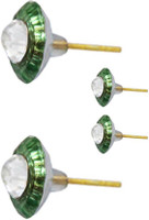 Being Women Elegant Green Fashion Combo Alloy Earring Set RS.195.00