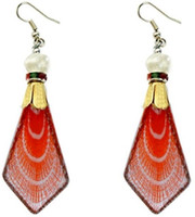 Being Women Elegant Orange Fashion Alloy Dangle Earring