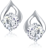 VK Jewels Delicate Drop Cubic Zirconia Alloy Stud Earring