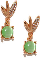 Golden Peacock Earrings