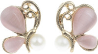 Golden Peacock Earrings