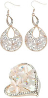 Golden Peacock Earrings