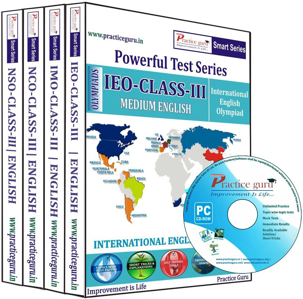 Practice Guru Class 3 - Combo Pack (IMO / NSO / IEO / NCO)