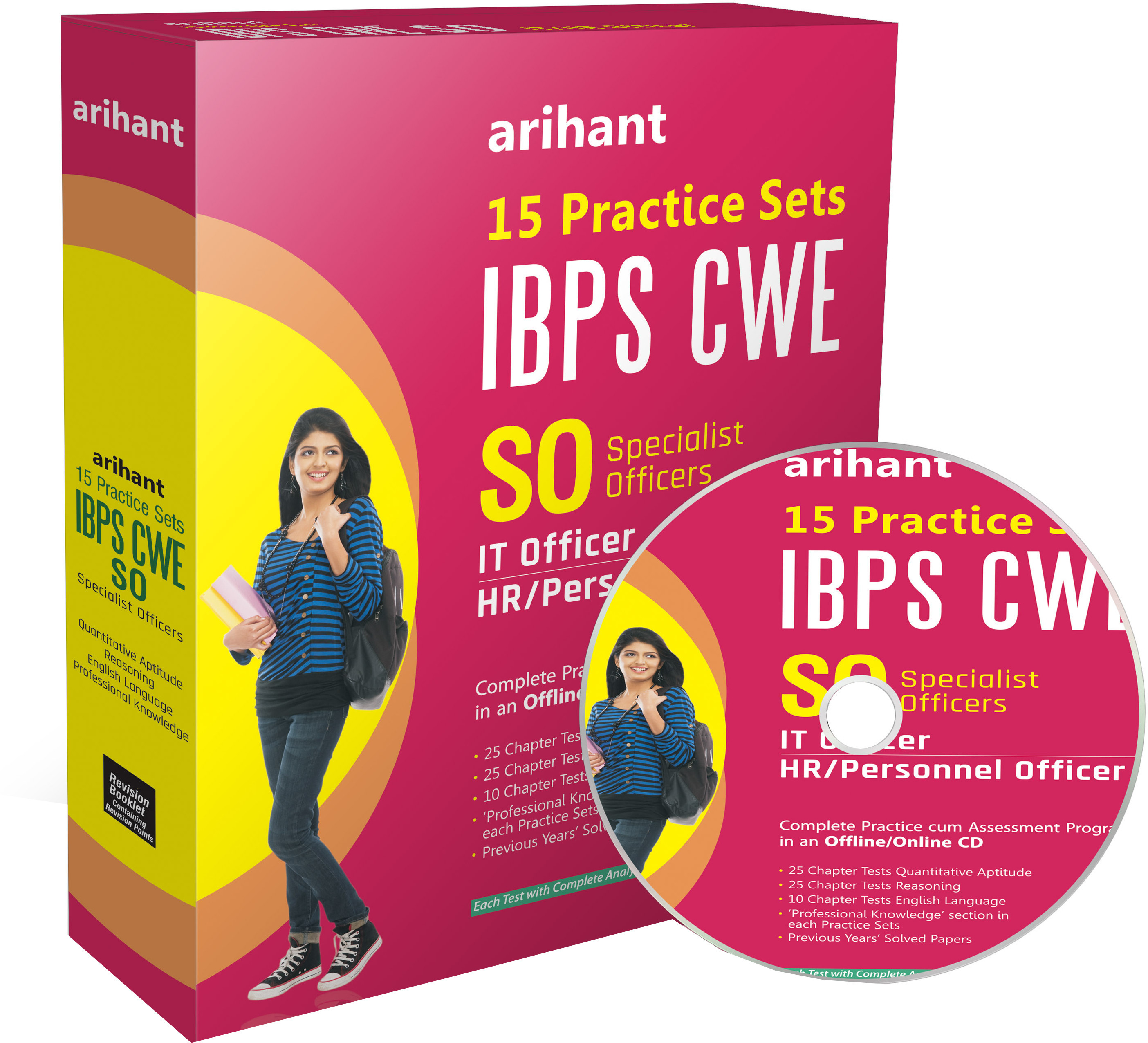 Arihant IBPS CWE SO - IT Officer / HR / Personnel Officer : 15 Practice Sets