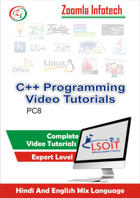 LSOIT Learn C++ Programming Video Tutorials in Hindi, Total 189 Lectures and Total Duration 15 Hours