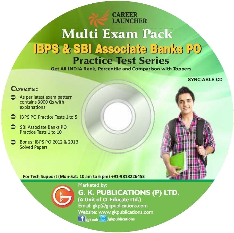 Career Launcher Multi Exam Pack IBPS & SBI Associate Banks PO Practice Test Series