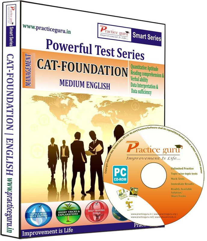 Practice Guru CAT Foundation RS.675 (55.00% Off) - Flipkart
