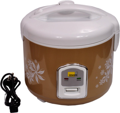 Litware Kitchen Utilities, Appliances - Litware LW-1800 Electric Rice Cooker(1.8 L, Brown)