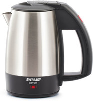 Eveready KET503 Electric Kettle(1 L, Black and Silver)