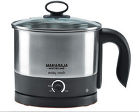 Maharaja Whiteline Easy Cook (EK-104) Electric Kettle(1.2 L, Black & Metal Finish) RS.1659.00