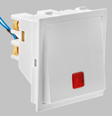 GIRISH D.P Switch with Indicator 25 One Way Electrical Switch(Pack of 10 Number of Switches - 10)