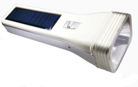 Tuscan Solar Rechargeable LED Torches(White)