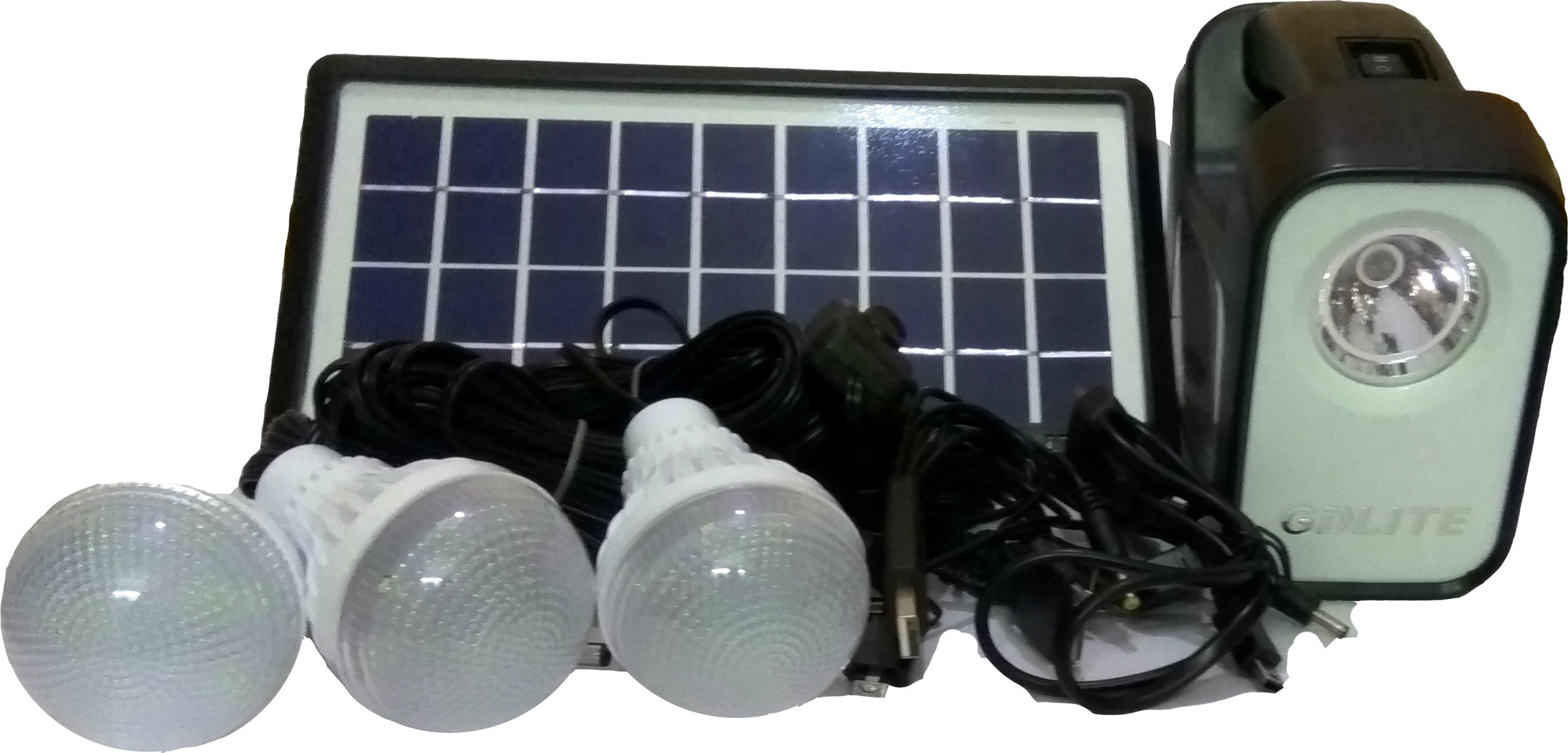 GDlite -3 Dual Lighting Solar Lights(White, Black)   Home Appliances  (GDlite)