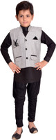 Kabeer Boys Kurta, Waistcoat and Pyjama Set RS.725.00