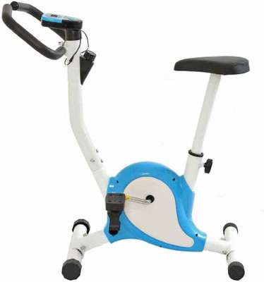 Kobo CYCLE AB CARE KING CARDIO FITNESS HOME GYM Upright Stationary Exercise Bike(White, Blue)